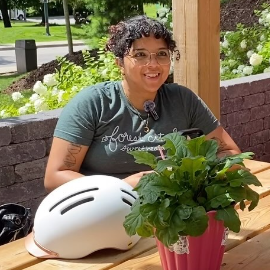 Rider Spotlight: Nini Linares: Connecting Communities Through Storytelling and Active Transportation