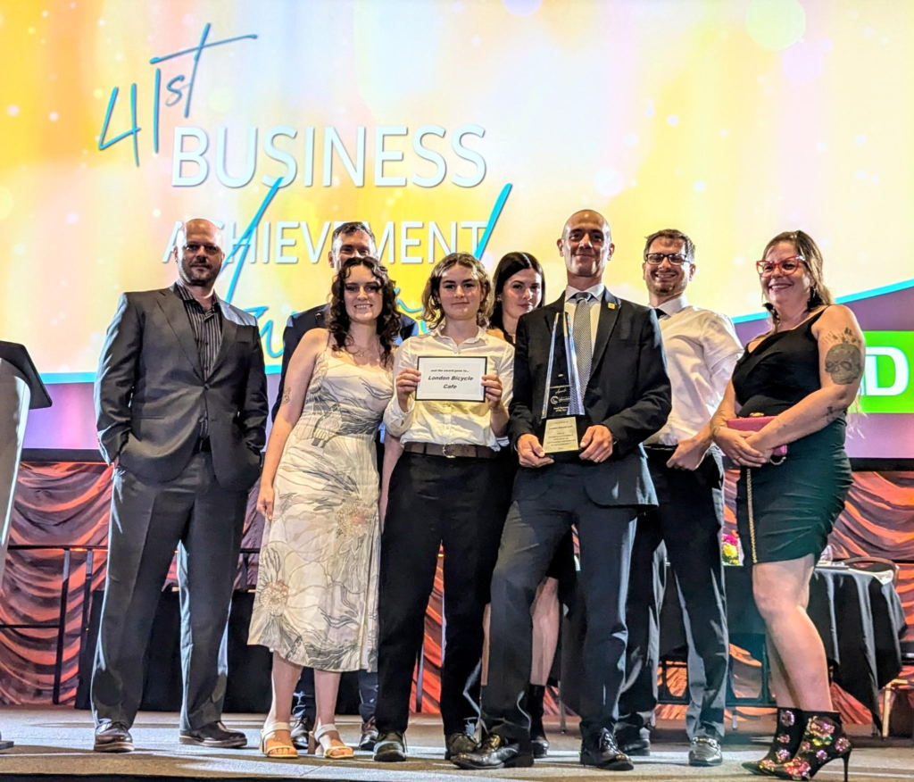 Bicycle Cafe wins Business of the Year 2024