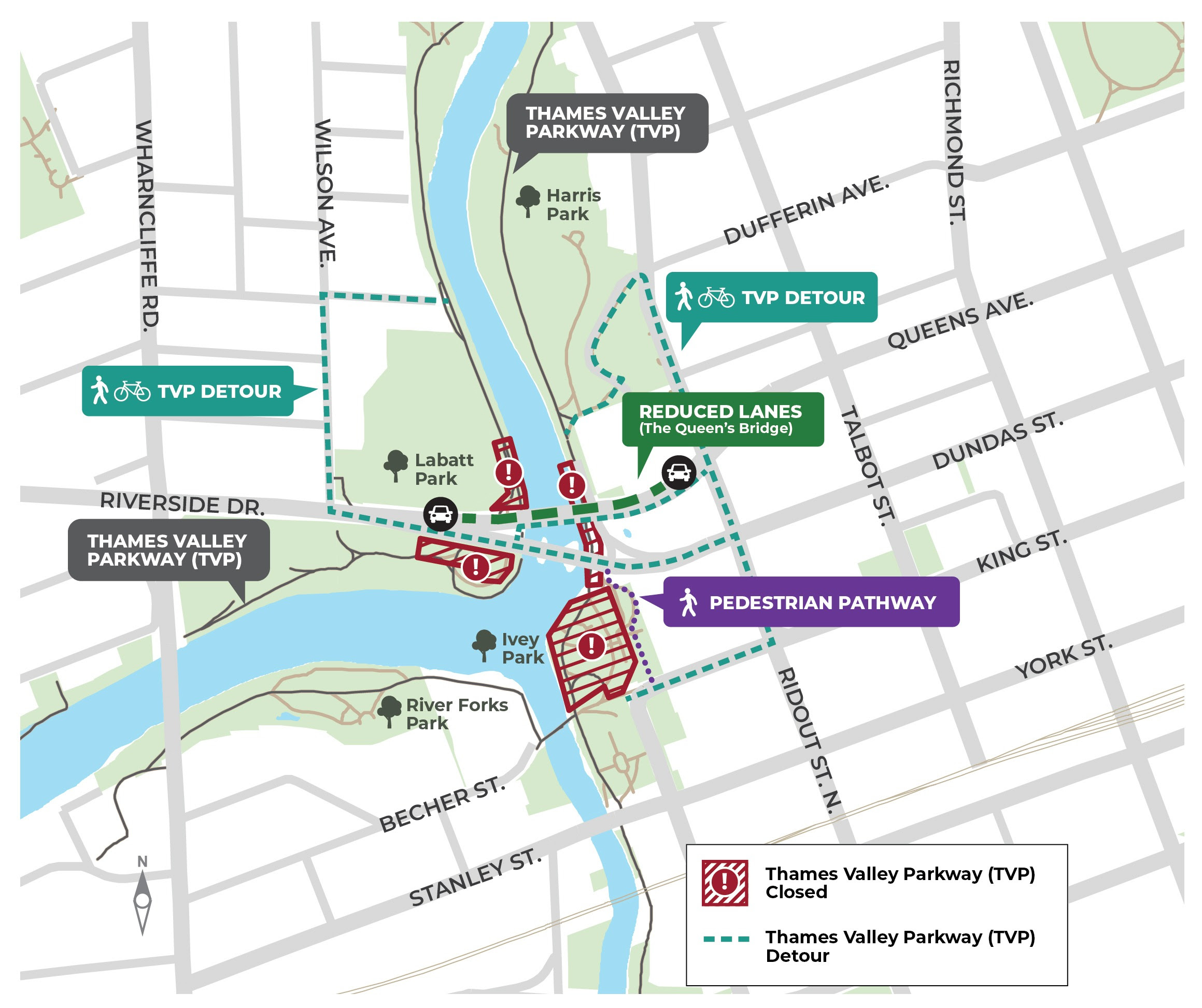 Queen’s Bridge Construction: How to Get to the Bicycle Café This Spring